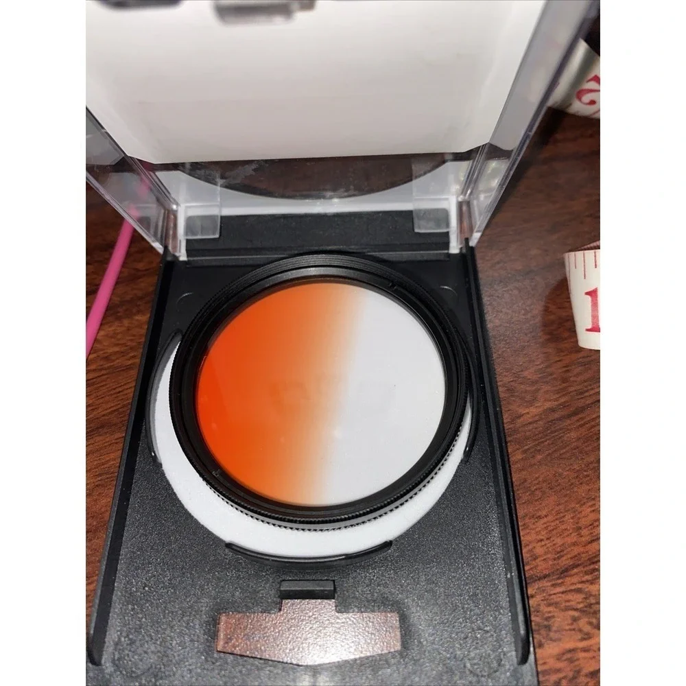 K&F Concept Digital High Definition Camera Lens Filter Kit‎ Blue Orange Lot of 2